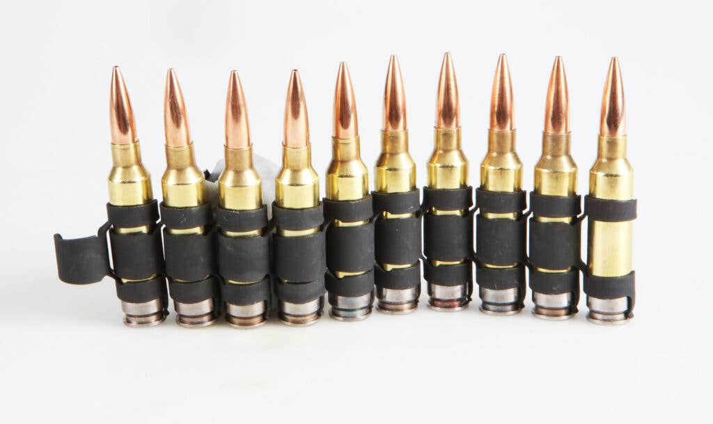 Sig Sauer's 6.8mm hybrid metallic ammunition has a brass casing with a steel base. Sig Sauer