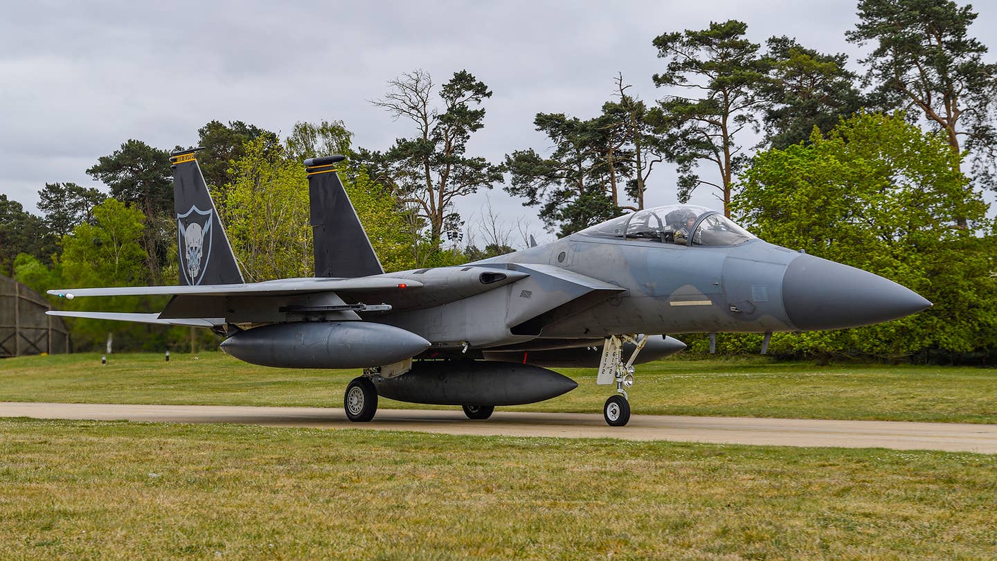 F-15C serial 86-0172 was the final Eagle to takeoff from Lakenheath on April 27, 2022. Credit: Jamie Hunter<br><br>