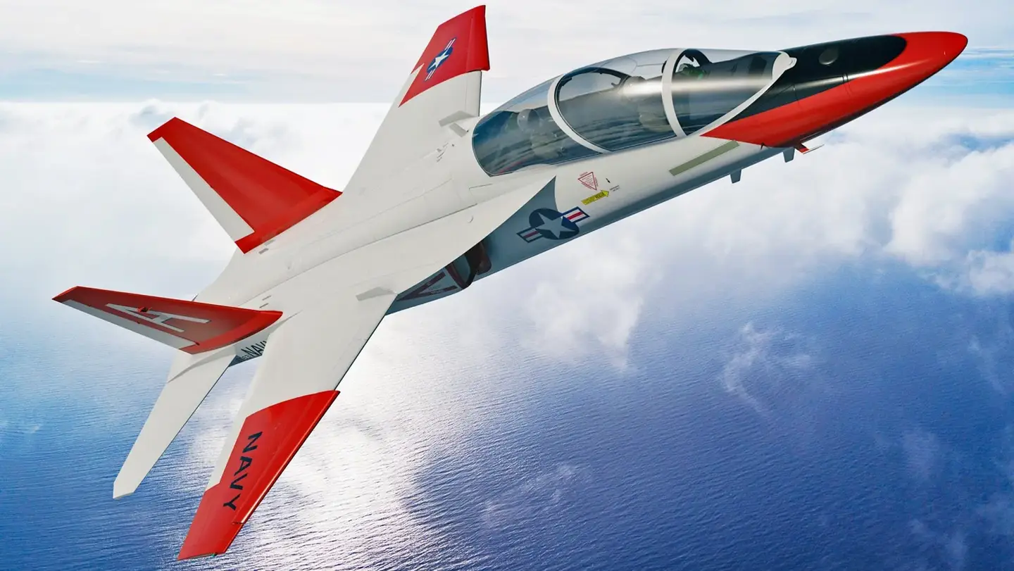 Concept artwork of the proposed T-7B for the Navy. <em>Boeing</em>