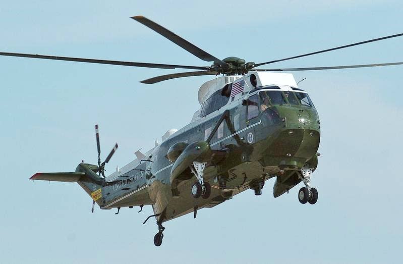The Iconic VH-3D, which is synonymous with the title "Marine One," that shuttles the president short distances, is also a potent command and control platform for the commander in chief. NAVAIR