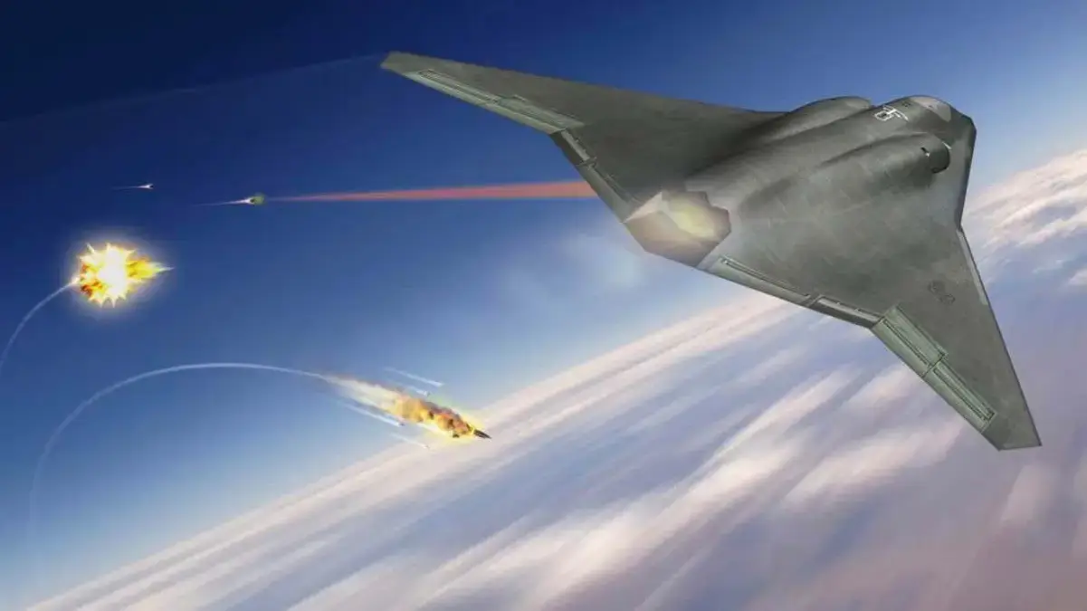 One idea of what a manned component of the NGAD could look like, courtesy of Northrop Grumman concept art.&nbsp;<em>Northrop Grumman</em>