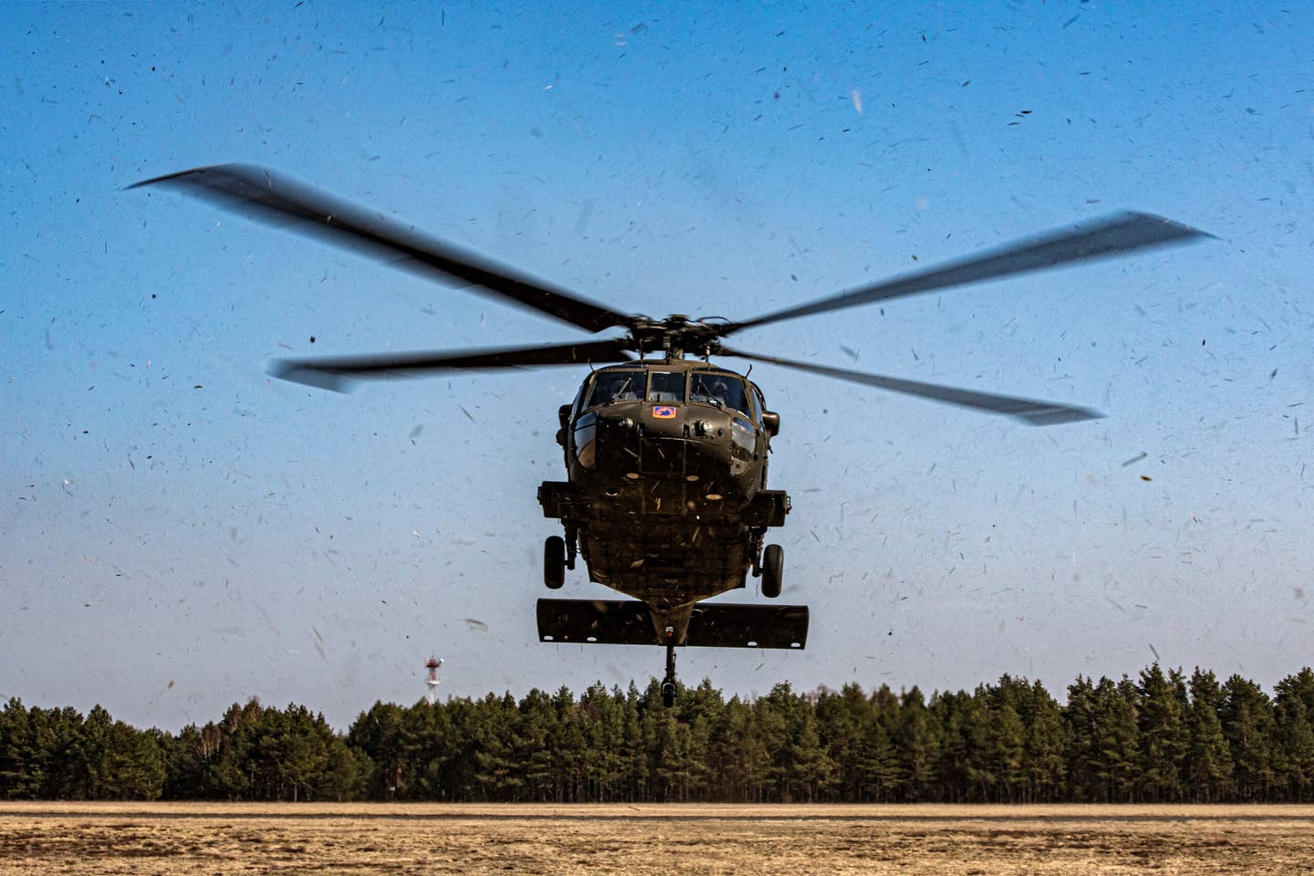 A UH-60 Black Hawk helicopter in Poland in 2022. U.S. Army photo by Michele Wiencek