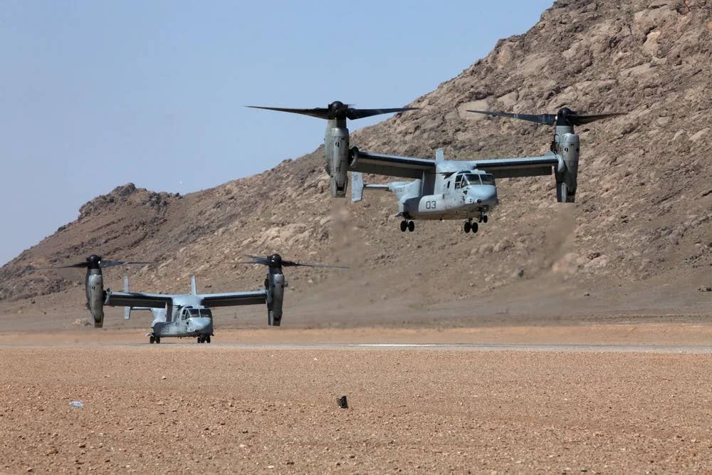 The Marines want to get rid of Medium Tiltrotor Squadron 264, seen here in Afghanistan Afghanistan in 2013. (<em>U.S. Marine Corps photo by Sgt. Gabriela Garcia/Released</em>).