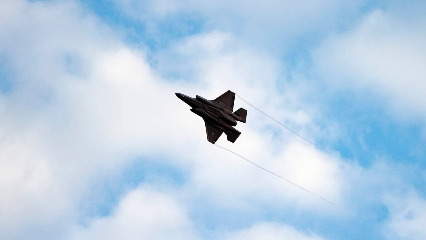 The Air Force's F-35A was fully mission capable only 41 percent of the time in fiscal year 2021. <em>Air Force photo by Tech. Sgt. Anthony Plyler</em>