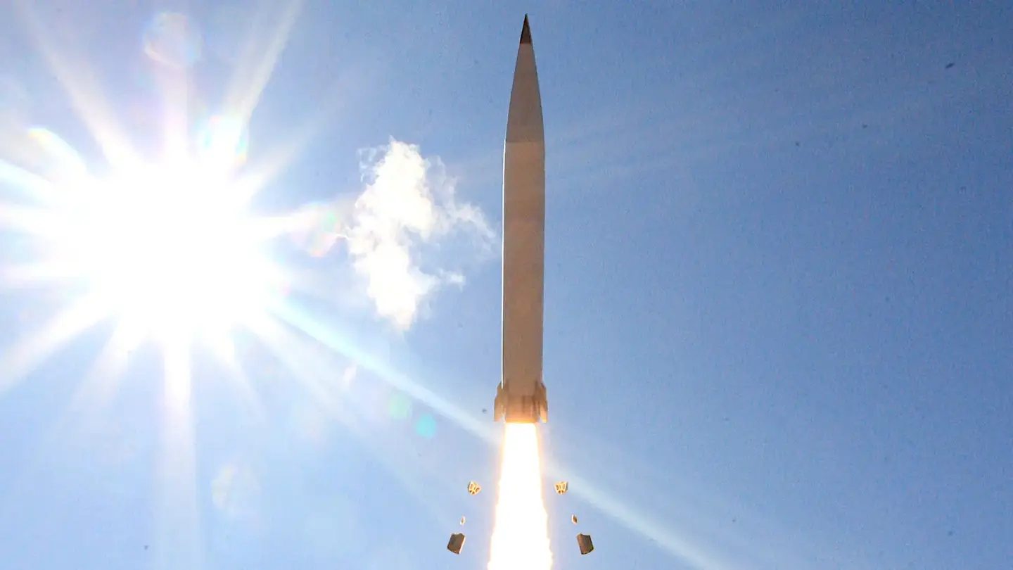 A precision strike missile in flight. <em>Lockheed Martin</em>