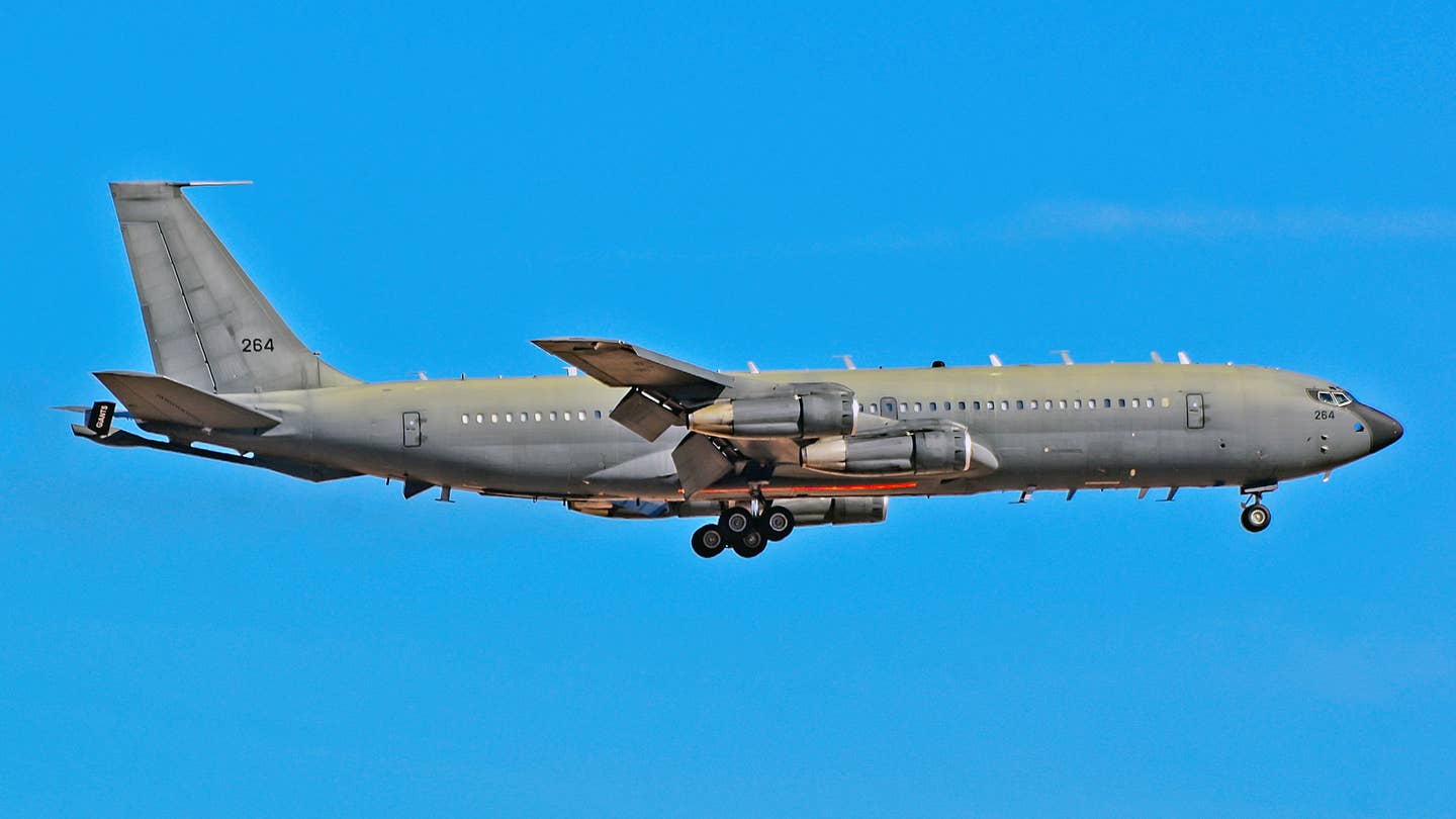 Some IAF 707 tankers also execute other missions, including networking and command and control functions. <em>Tomás Del Coro — wikicommons</em>