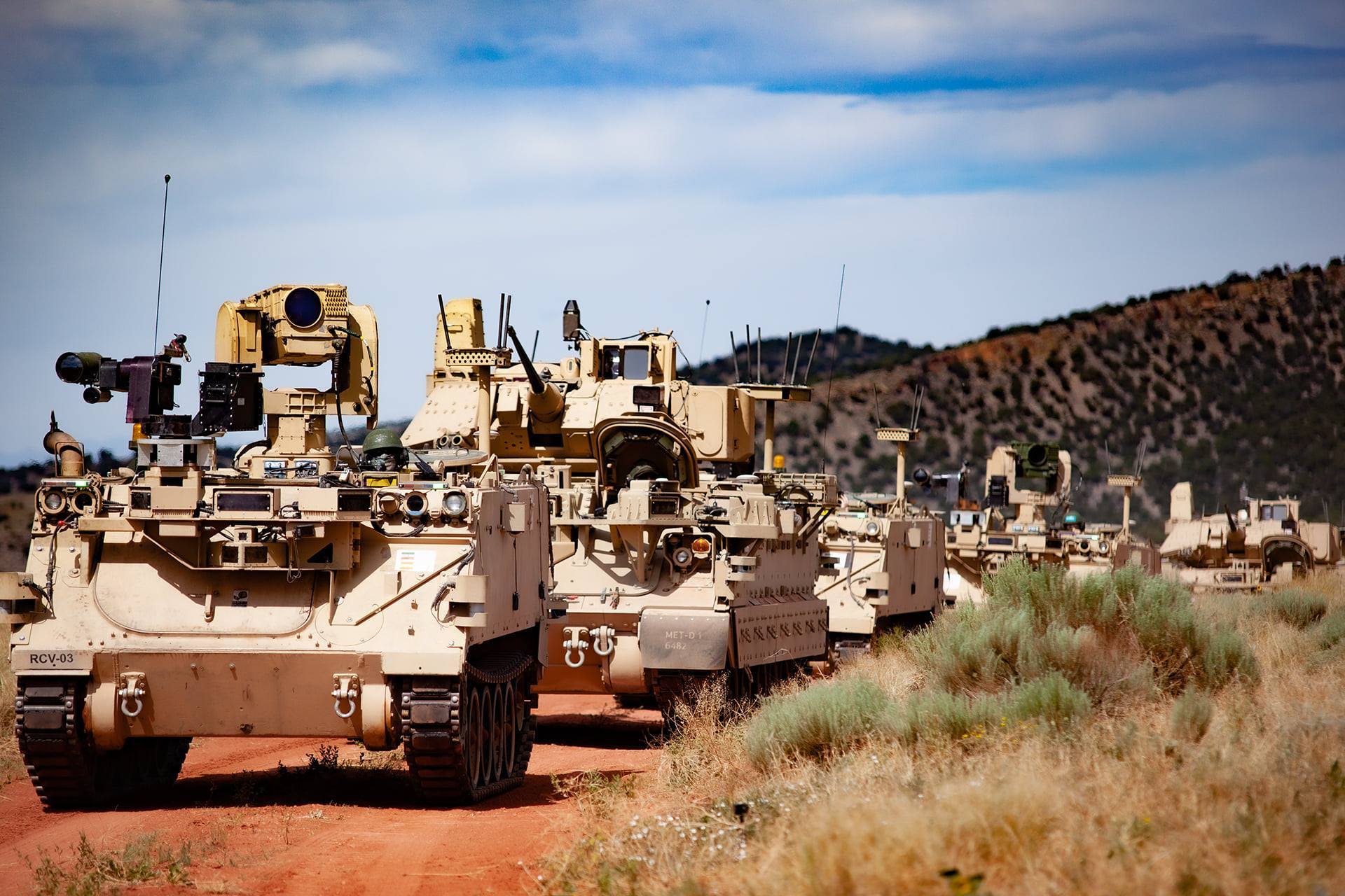 This past summer at Fort Carson, Col., modified Bradley Fighting Vehicles, known as Mission Enabling Technologies Demonstrators, and modified M113 tracked armored personnel carriers, or Robotic Combat Vehicles, were used for the Soldier Operational Experimentation (SOE) Phase 1 to further develop learning objectives for the Manned Unmanned Teaming (MUM-T) concept.