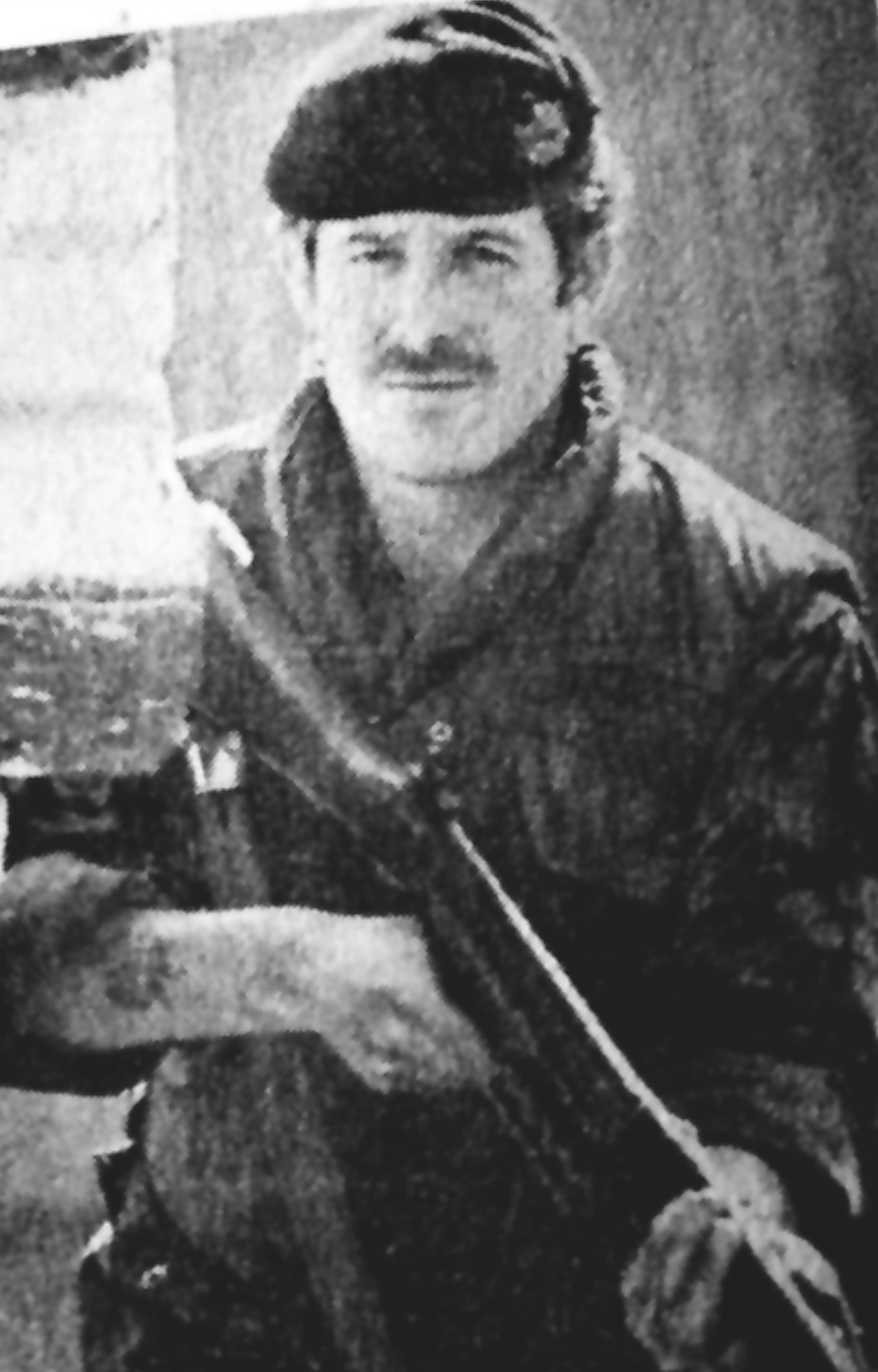 Mark ‘Splash’ Aston, during a deployment to Northern Ireland prior to joining the SAS. <em>Mark Aston</em>