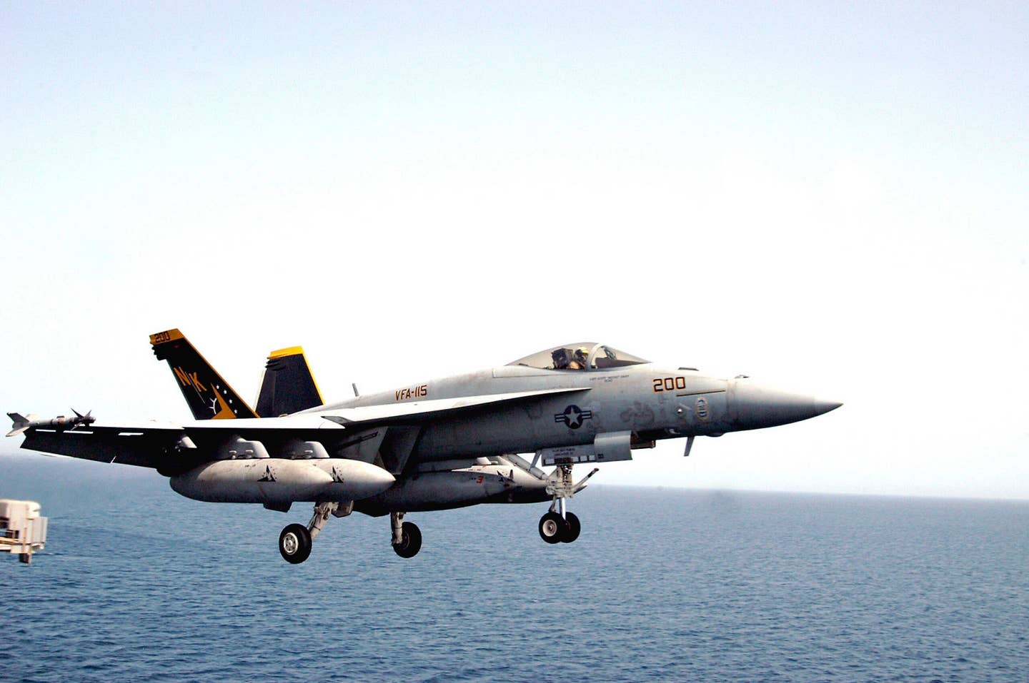GAO found that only 51% of the Navy's 530 F/A 18E/F Super Hornets were able to fly as of Fiscal Year 2021.  (Photo by Philip A. McDaniel/U.S. Navy/Getty Images)
