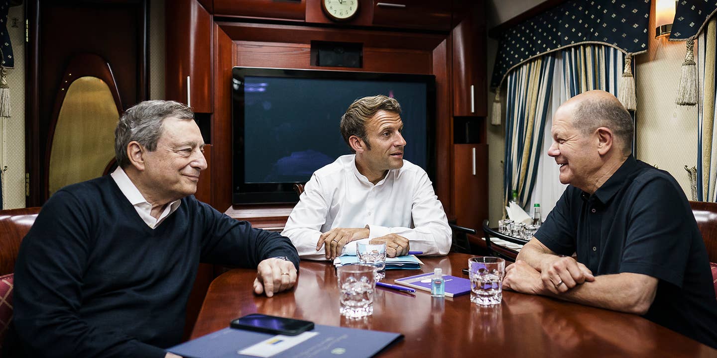 Draghi, Macron And Scholz Visit Kyiv