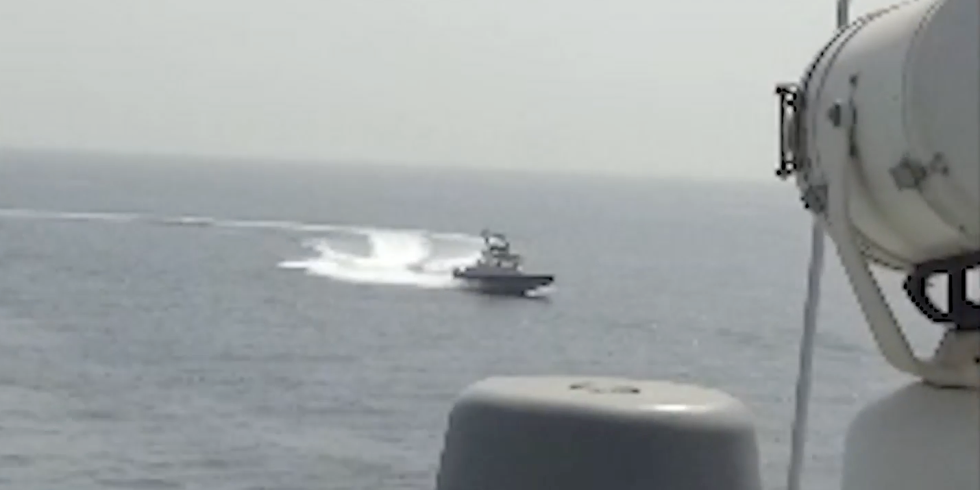 Navy Patrol Ship Had Hostile Encounter With Iranian Boats In Strait Of Hormuz