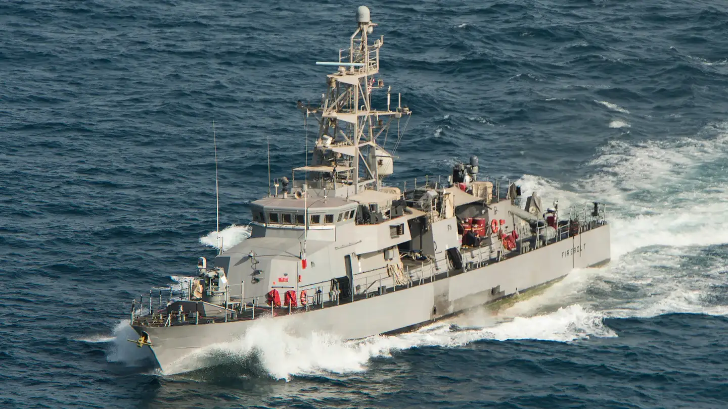 A stock image of the USS&nbsp;<em>Firebolt</em>.,&nbsp;<em>USN</em>