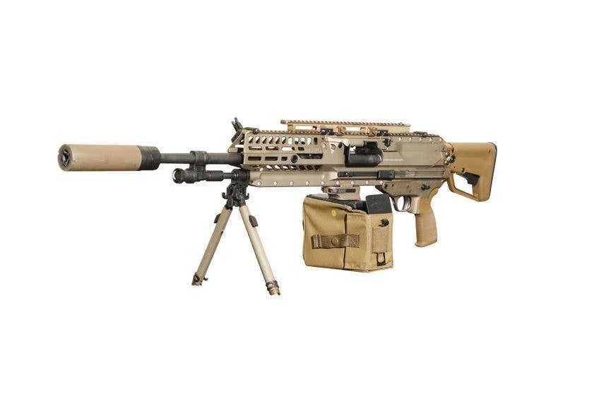The belt-fed Sig Sauer XM250 was chosen as an M249 light machine gun replacement. Army photo