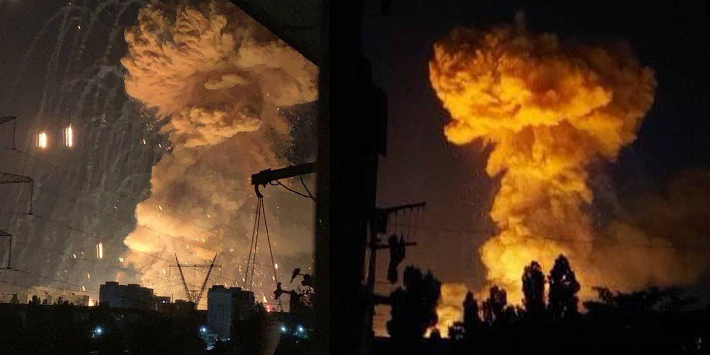 Huge explosions in Ukraine