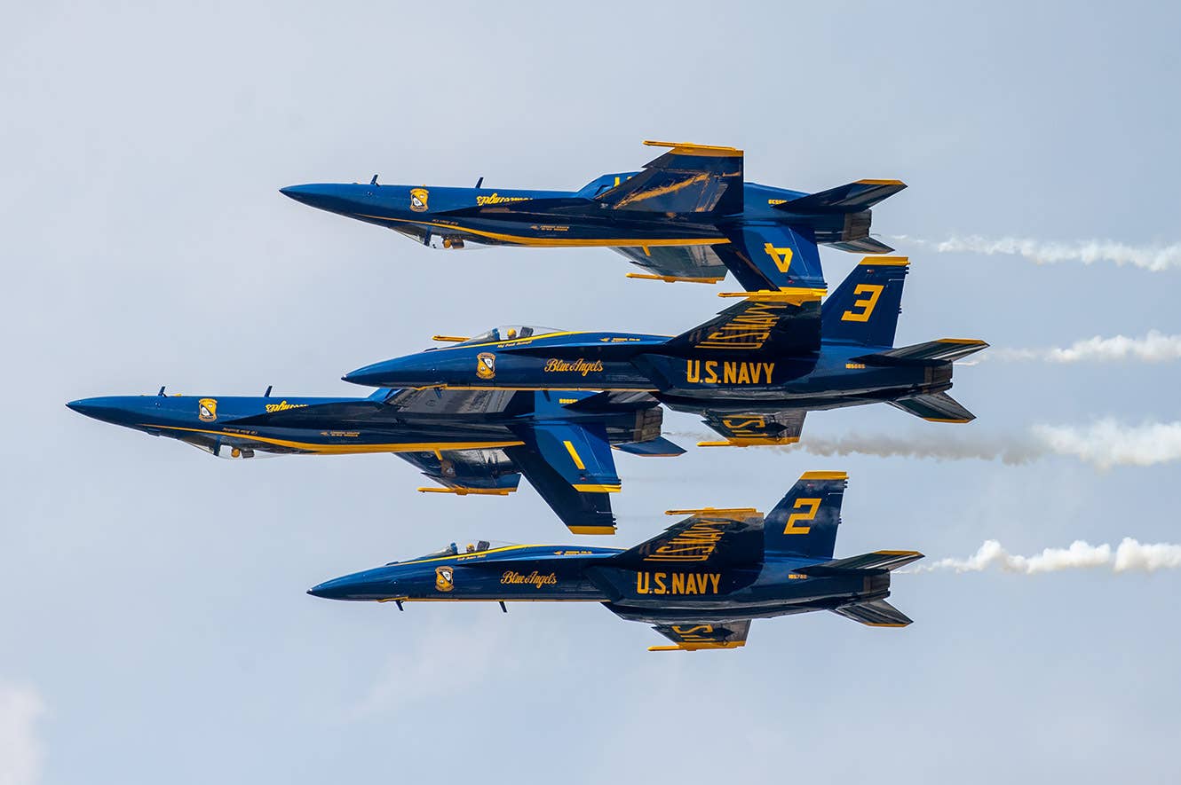 Blue Angels in action. (US Navy/Blue Angels)