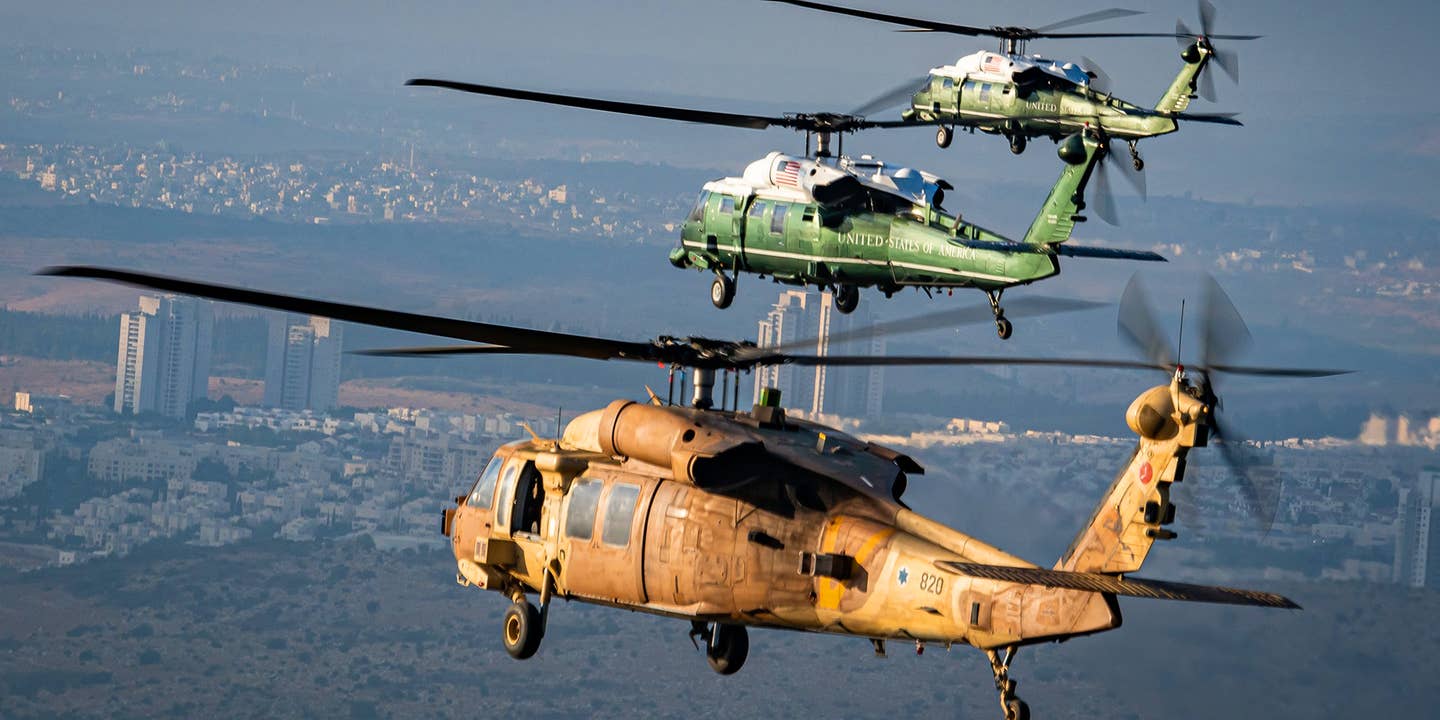 VH-60N over israel