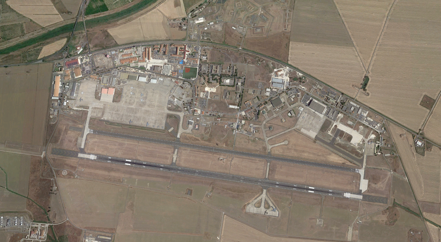 NAS Sigonella in Italiy.<em> Google Earth image</em>