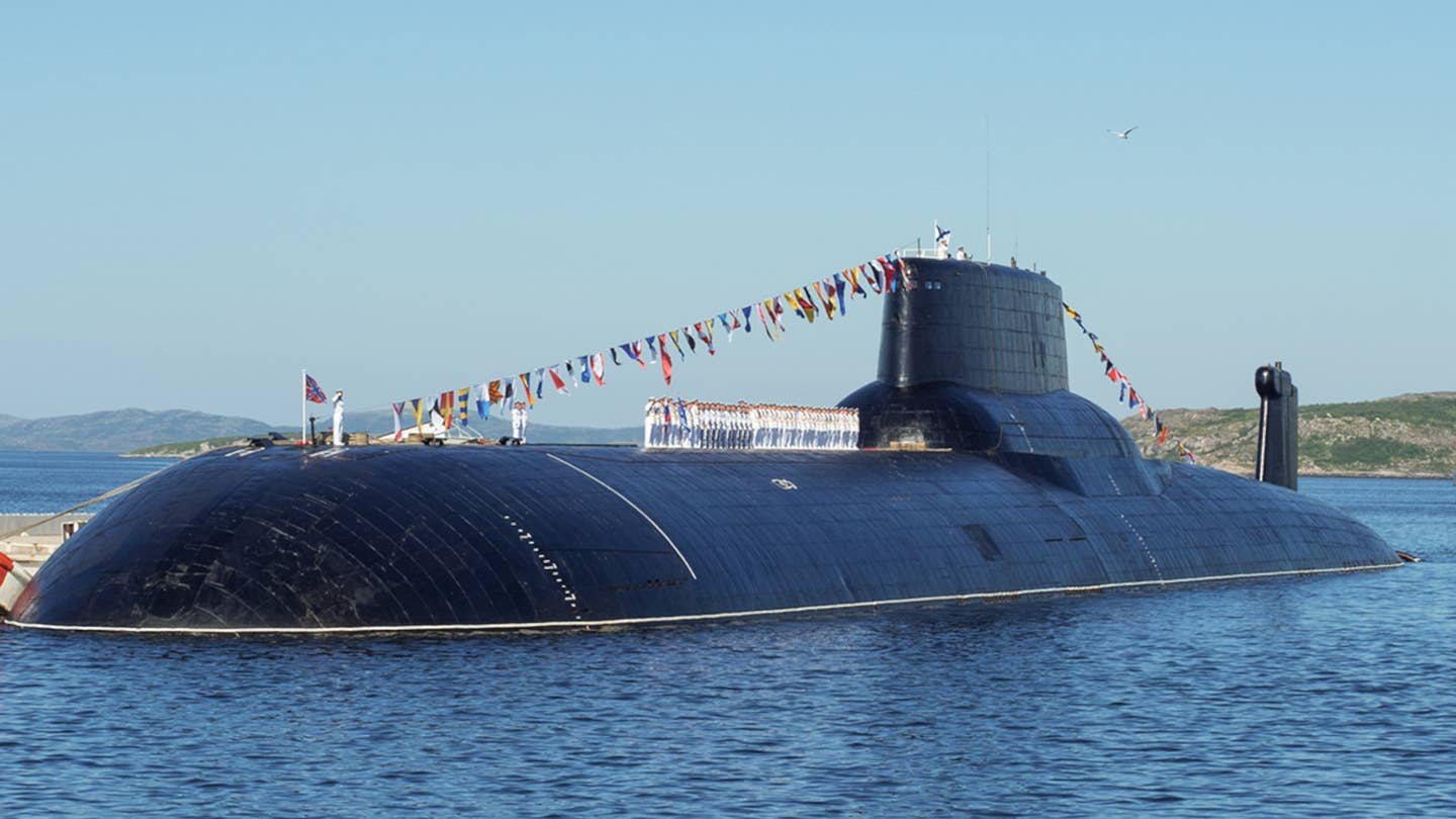 The <em>Typhoon</em> class ballistic missile submarine <em>Dmitry Donskoy</em>. <em>Russian MoD</em>