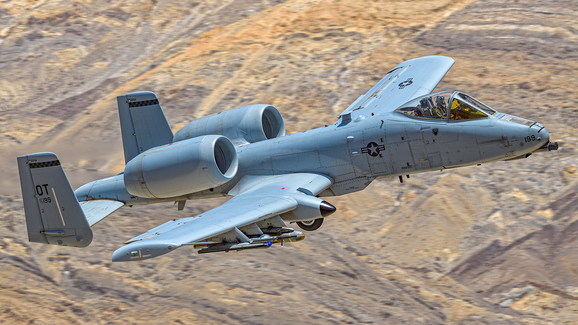 An A-10C of the 422nd Test and Evaluation Squadron. Jamie Hunter