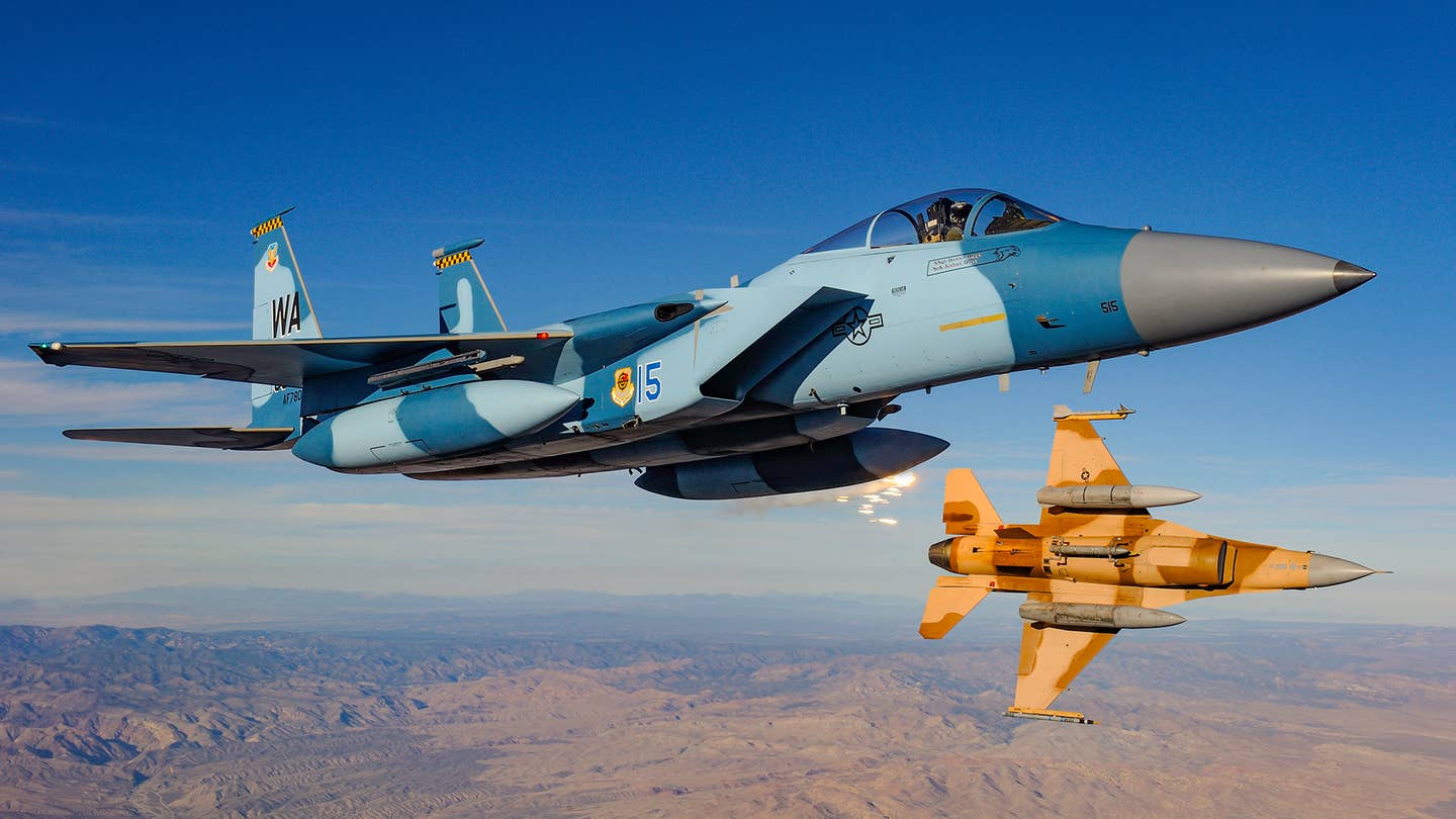 The 65th AGRS flew F-15C/Ds until 2014. <em>Jamie Hunter</em>