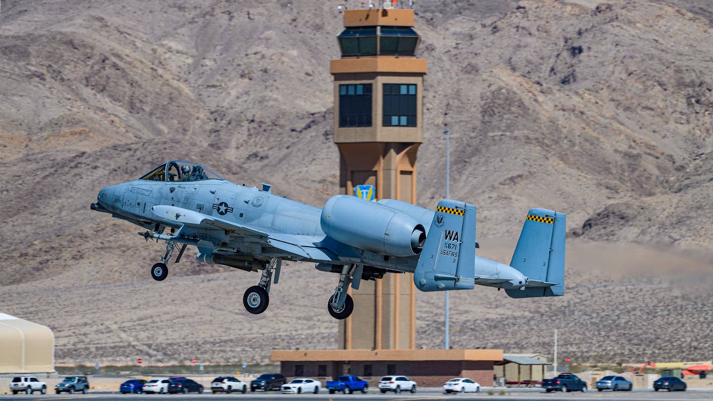 An A-10C of the 66th WPS at Nellis AFB. <em>Jamie Hunter</em>