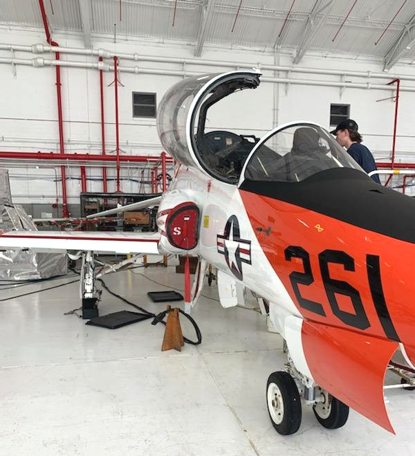 Navy T-45 Goshawk Trainers Being Upgraded With Swept Engine Inlets