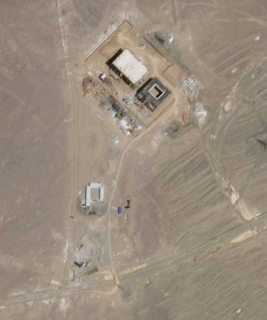 Additional new structures being built further to the southeast of the main apron area. <em>PHOTO © 2022 PLANET LABS INC. ALL RIGHTS RESERVED. REPRINTED BY PERMISSION</em>