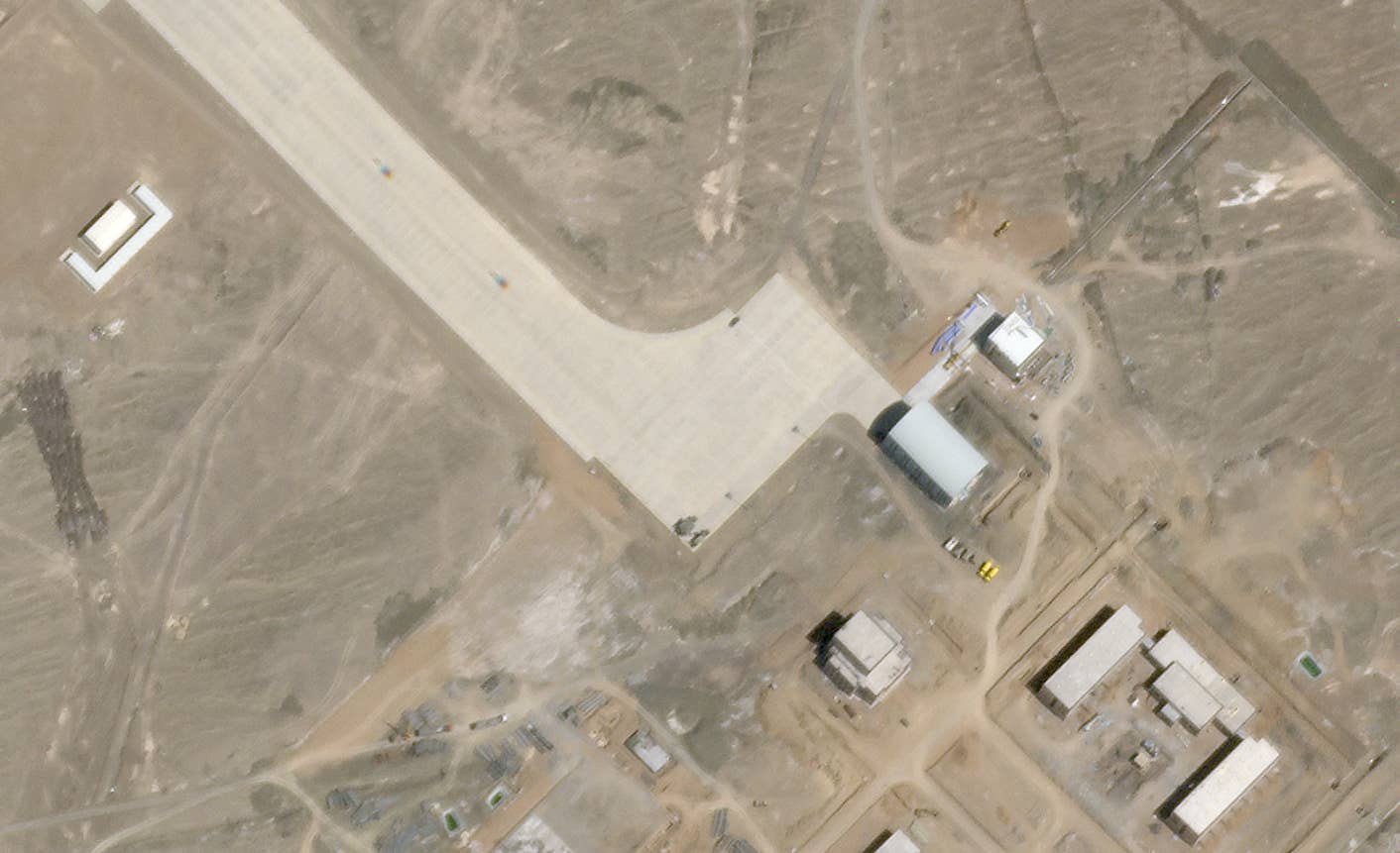 A close-up look at the main apron area and its immediate surroundings. <em>PHOTO © 2022 PLANET LABS INC. ALL RIGHTS RESERVED. REPRINTED BY PERMISSION</em>
