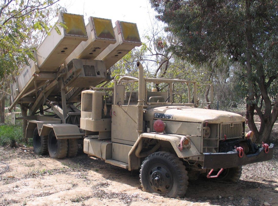 The IDF's 'Keres' ground-based ARM system.