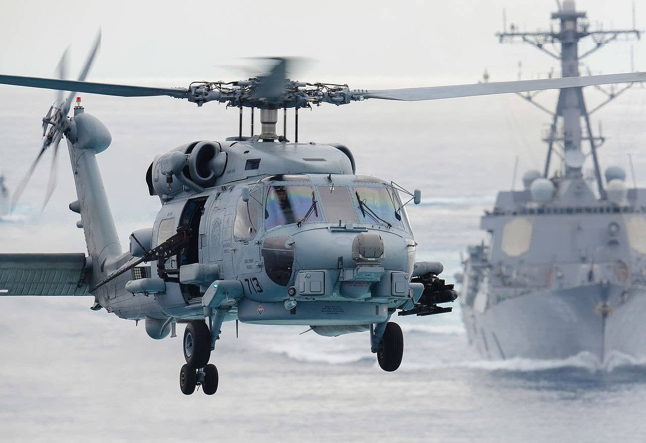 The U.S. Navy's MH-60R.<em> (Navy Image)</em>