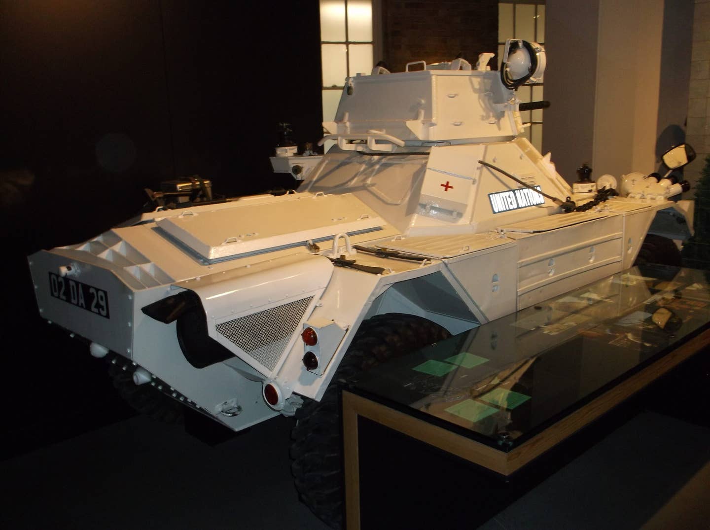 A turreted Ferret scout car, previously used on peacekeeping duties in Cyprus, on display at the Imperial War Museum, London. This gives a fairly good idea of the kind of levels of armor protection provided to the occupants. <em>Harry Mitchell/Wikimedia Commons</em>