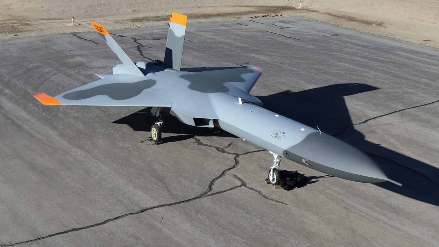 The Sierra Technical Services 5GAT target drone developed for the US Army. The US Air Force is looking to acquire a similarly advanced aerial target.
