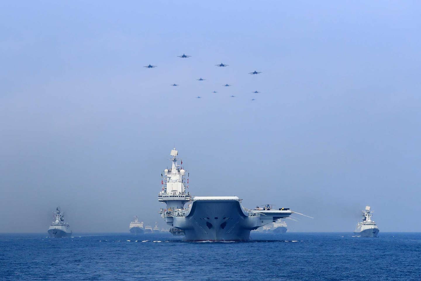 China's navy is perhaps the fastest-growing portion of the country's military, putting the island at greater risk from large-volume, sustained attacks emanating from the west and the east. <em>(PLAN)</em>