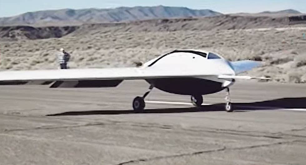 A screen capture from the official Project Carrera video showing an X-44A. <em>Lockheed Martin capture</em>