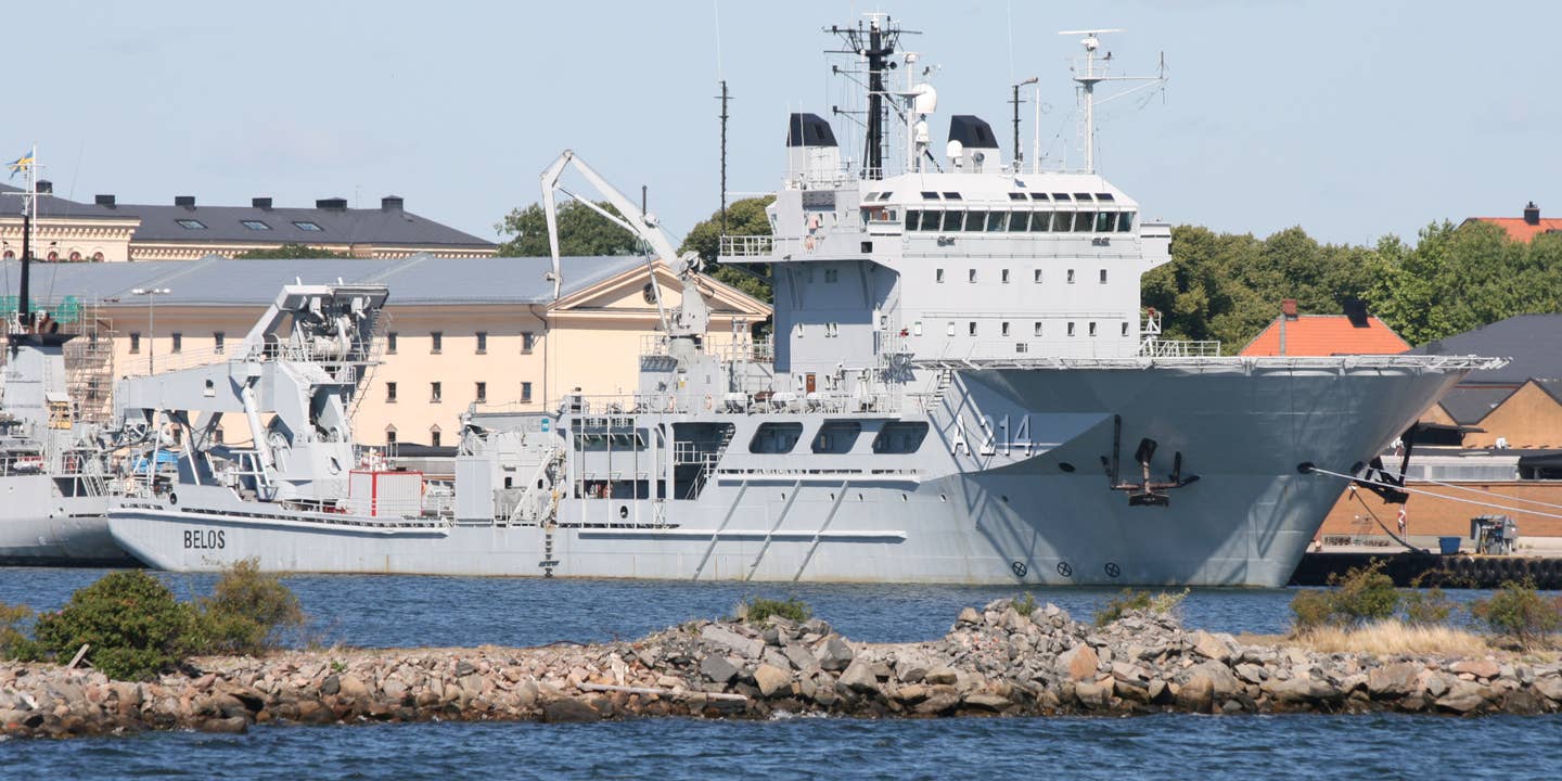 Swedish Submarine Rescue Ship Heads To Investigate Pipeline Sabotage