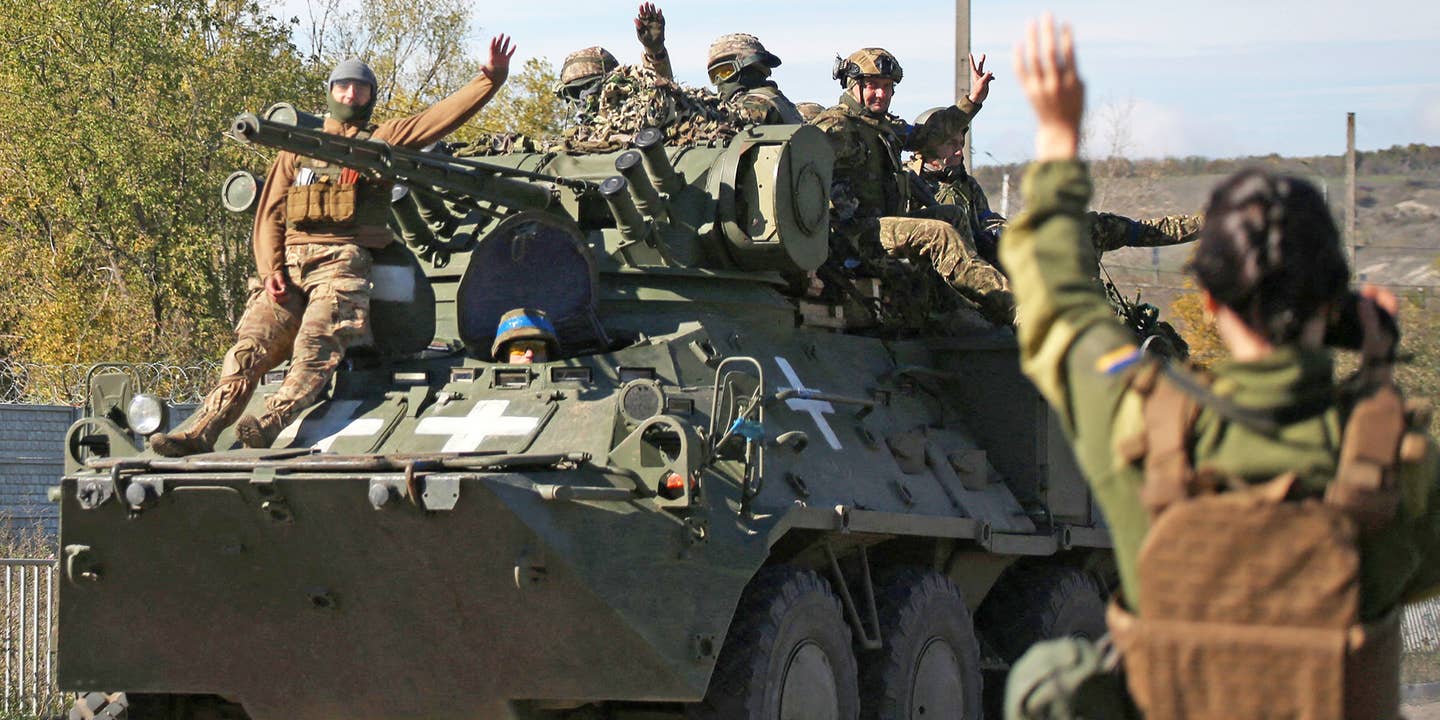 Ukraine Troops IFV in Kherson