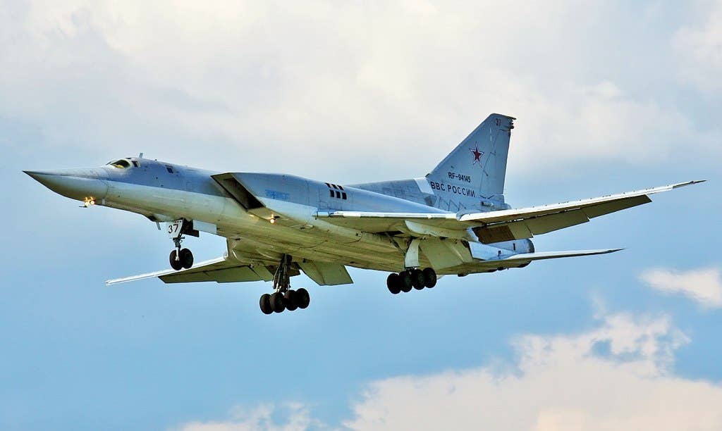 A Russian Tu-22M Backfire bomber. (Wikipedia photo)