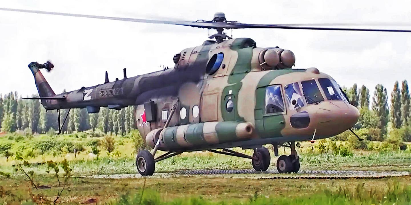 Ukraine electronic warfare helicopter