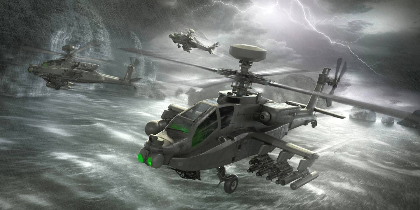 New AH-64 Apache Concept Features Bigger Wings For More Weapons