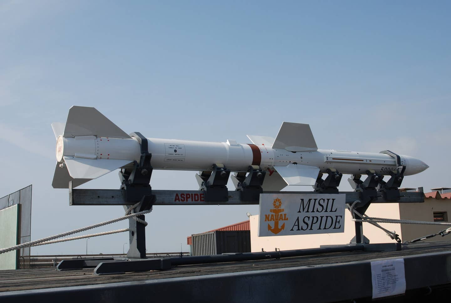 Aspide missile of Peruvian Navy. <em>Credit: Martin Garcia/Wikimedia Commons</em>