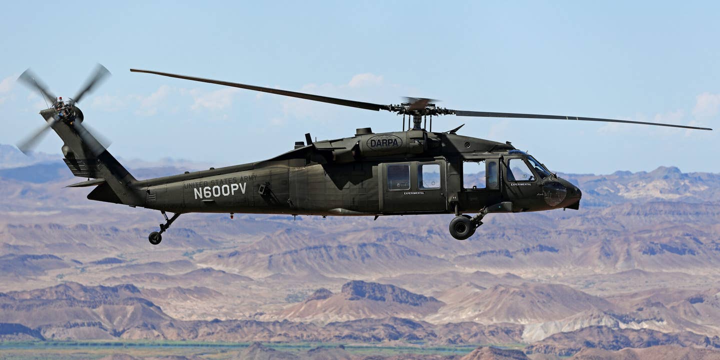 OPV Black Hawk over Yuma, Arizona