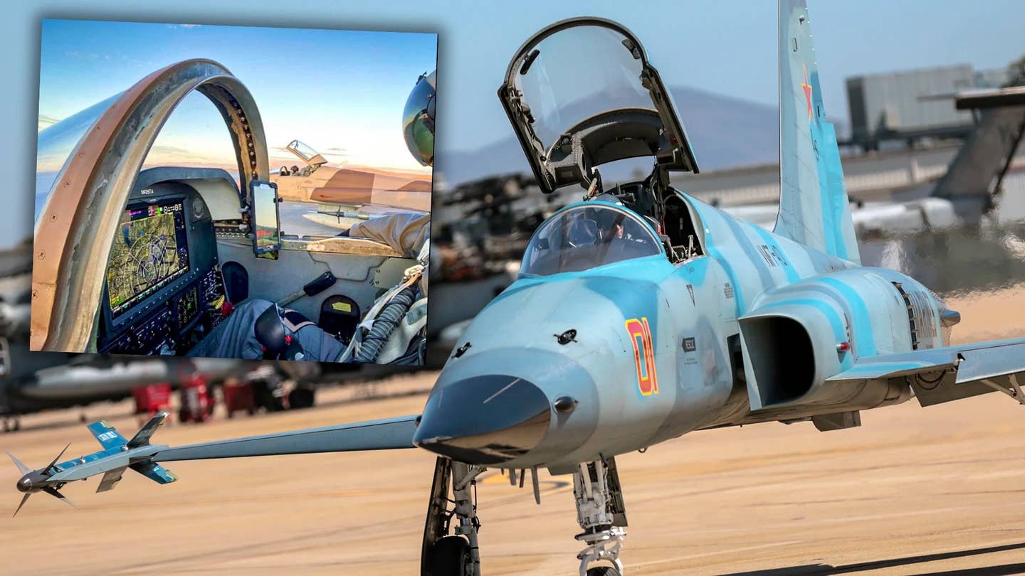 Private F-5 Aggressor Jet Flies With Built-In Infrared Search And Track  System - Tactical Air Support