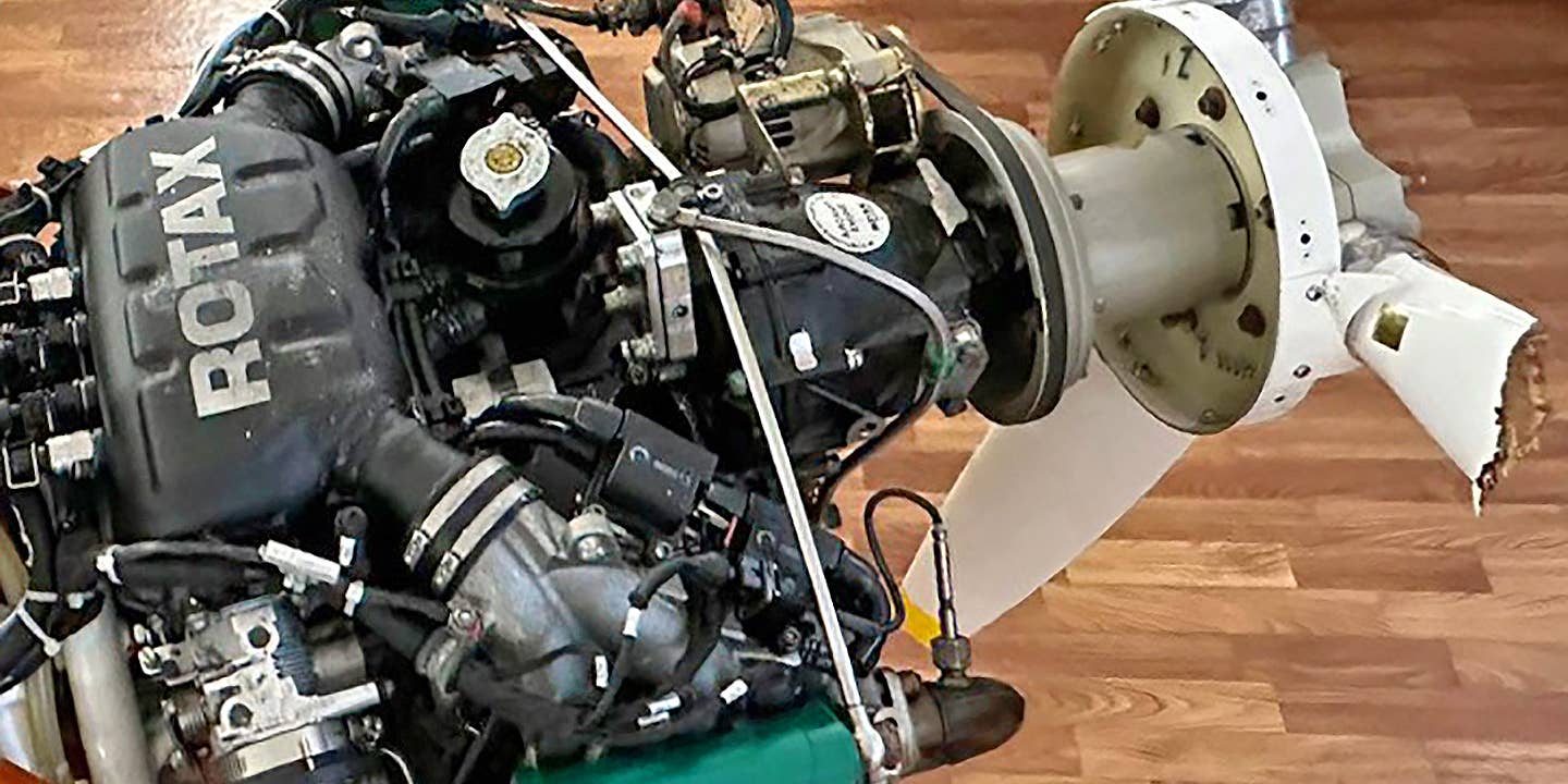 Rotax engine found on Iranian Mohajer-6 drone