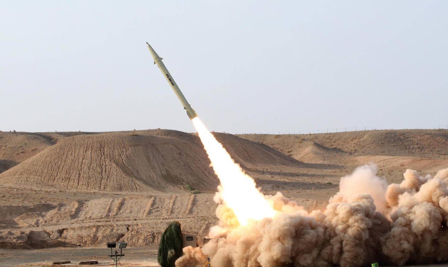 Iran will ship its Fateh-110 short range ballistic missiles to Russia in the next few weeks, an intelligence source in Ukraine tells <em>The War Zone</em>. (Photo by Mohsen Shandiz/Corbis via Getty Images)