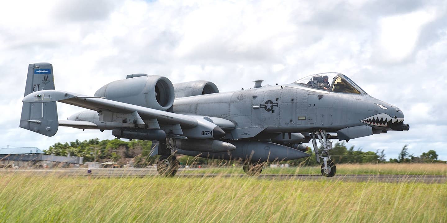 A-10 Warthogs Are Operating From A Tent Village In Palau