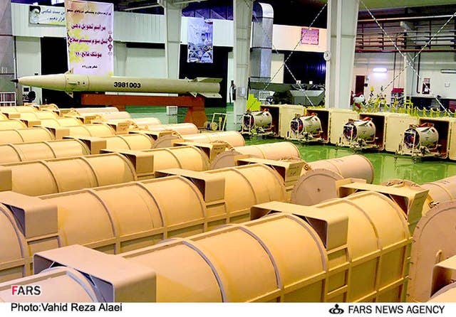 Fateh-110 missiles entered mass production years ago in Iran and their stockpile is likely very plentiful. (FARS News Agency)