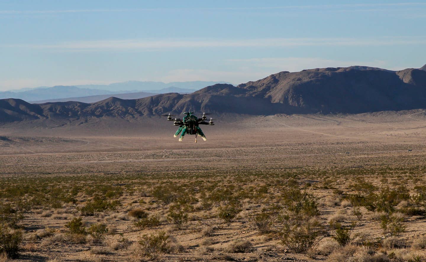 A relocatable unattended ground sensor was tested during Project Convergence at Fort Irwin, Ca on Nov 4, 2022. <em>U.S. Army photo by Spc. Monyae Alexander</em>