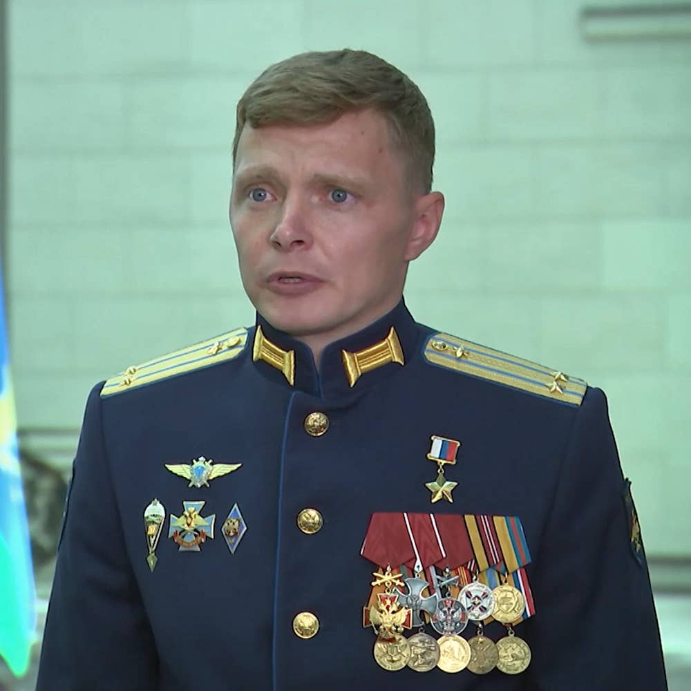 Lt. Col. Sizov, deputy commander of the 23rd Fighter Aviation Regiment. <em>Russian Ministry of Defense</em>
