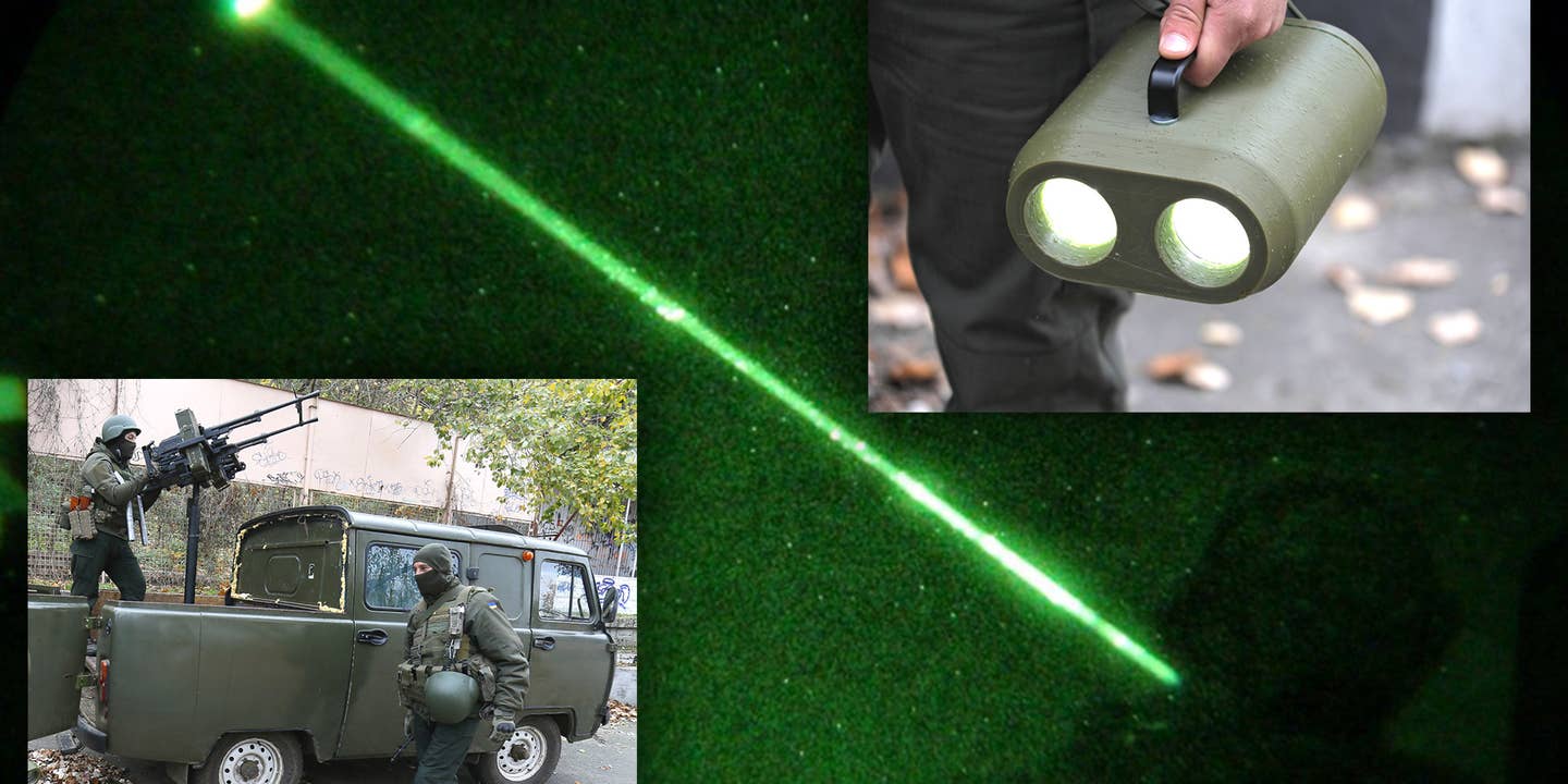 Ukrainian Teams Hunt Russian Drones With Laser Rifles, Gun Trucks, Apps
