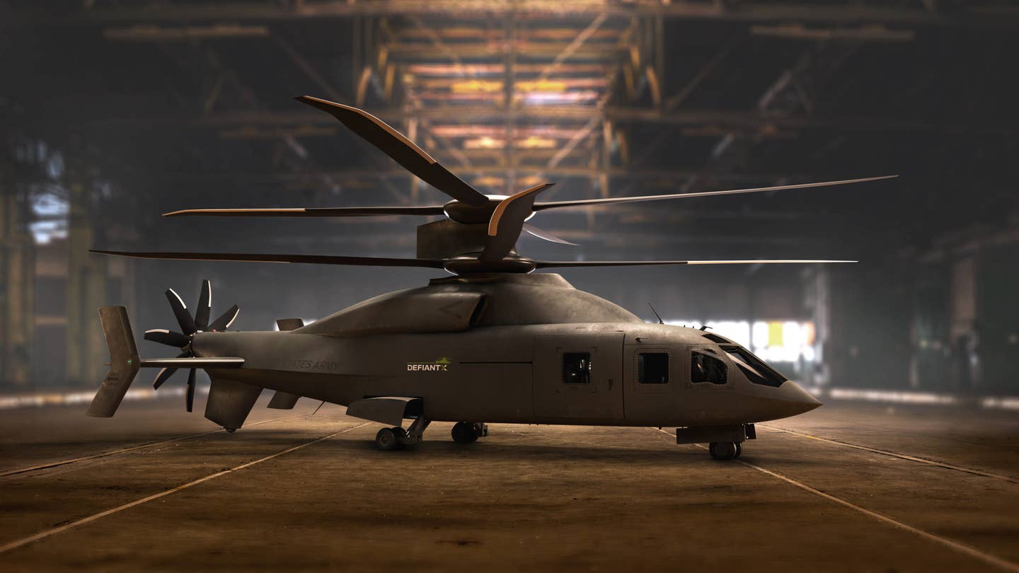 A render of the production-representative Defiant X. (Sikorsky)